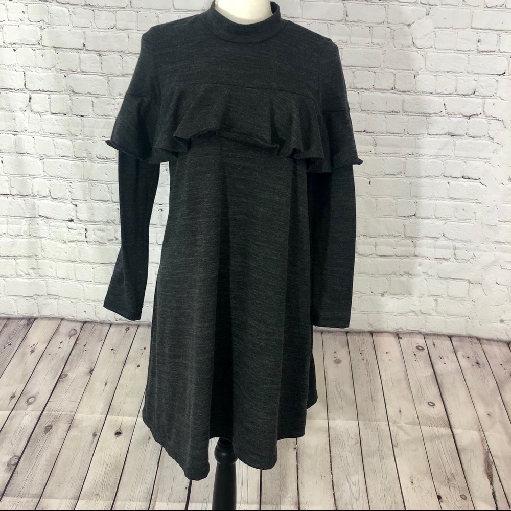 Renuar | Ruffle trim dress